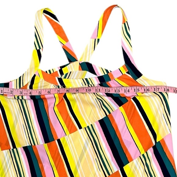 CAbi Colorful Tank Top Sleeveless Stripes Size S - Picture 11 of 12